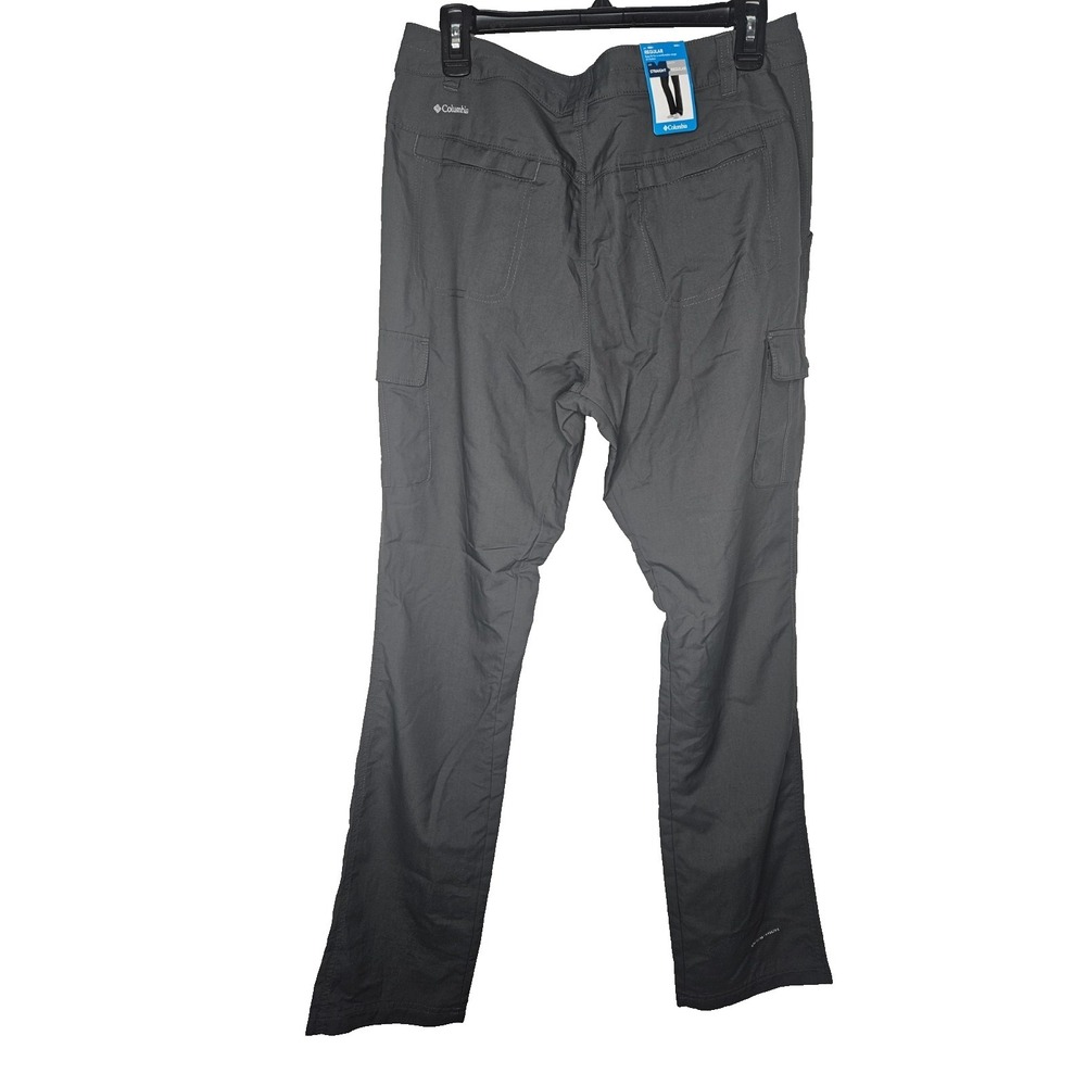 Columbia Omni Shield Pants Gray Cargo Hiking Outdoor UPF 30 Womens 10 - Picture 2 of 10
